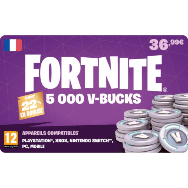 Fortnite 5000 V-Bucks