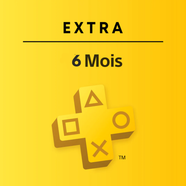 PlayStation Plus Extra : abonnement de 6 mois